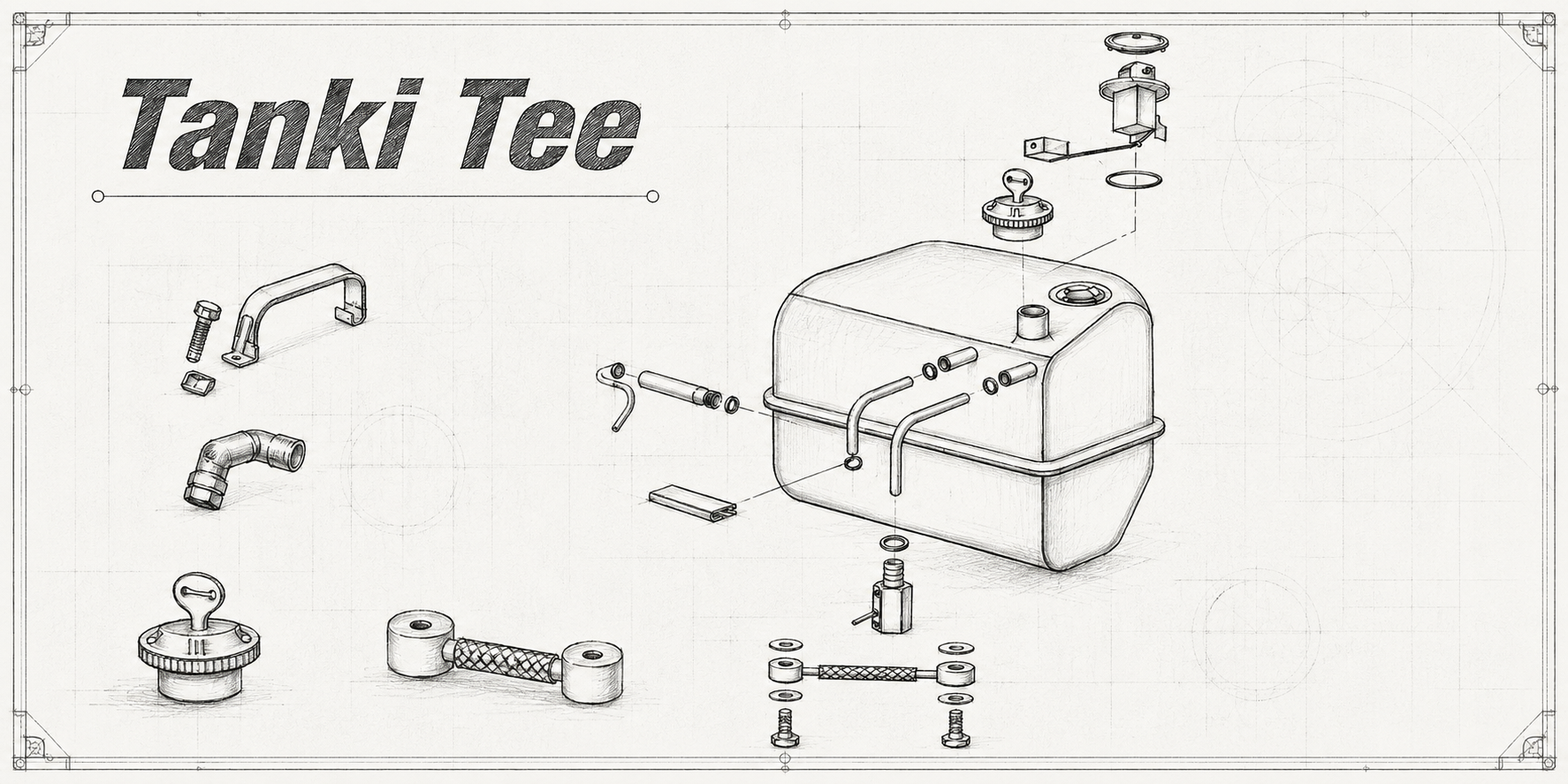 Tankee Tee and Fuel Caps